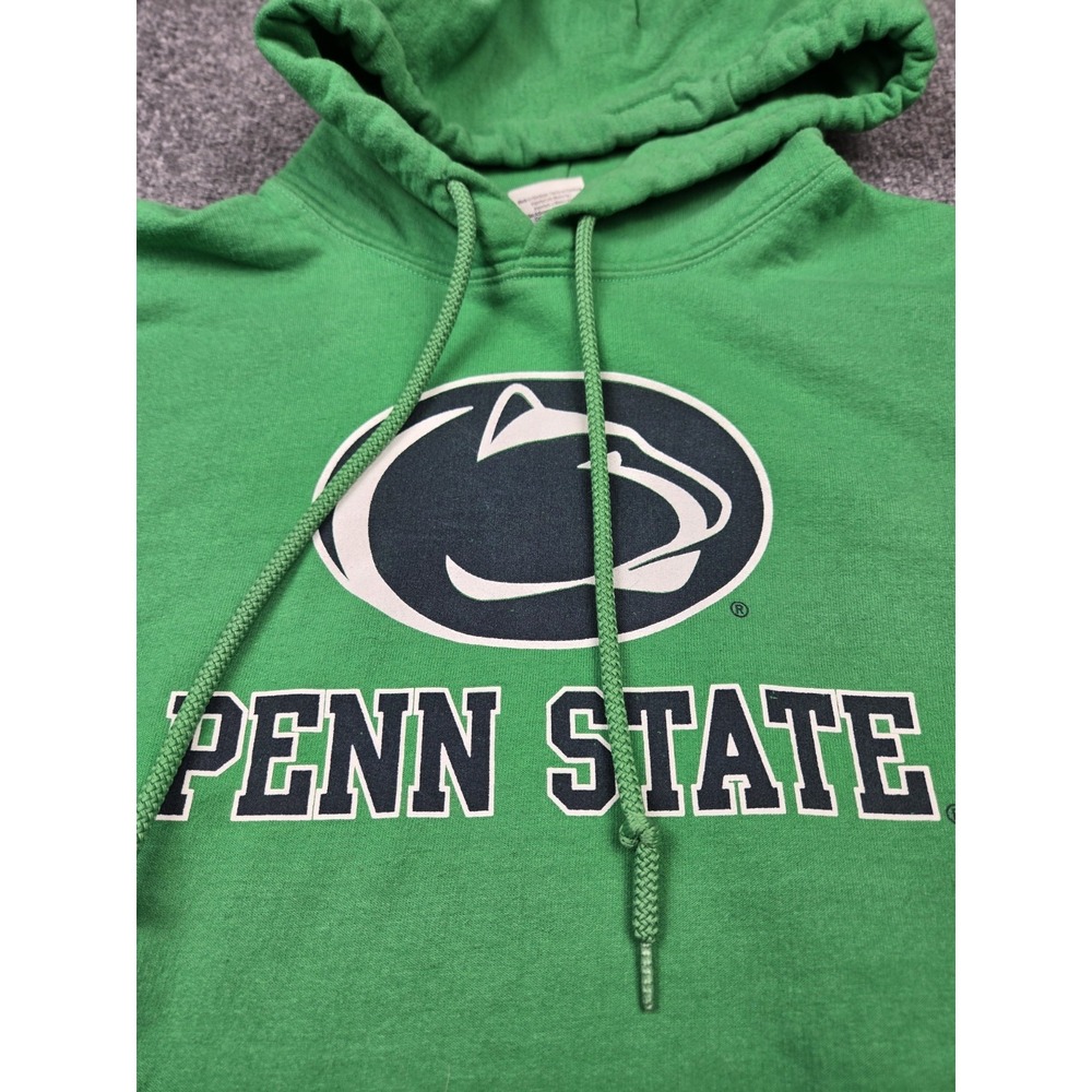 Gildan Heavy Blend Penn State Green Pullover Hoodie Sweatshirt S #1166